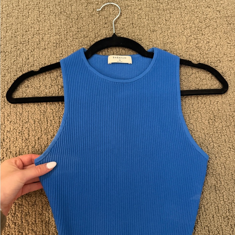 Aritzia sculpt knit top